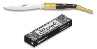 Navaja albainox dorada. hoja  8.5 cm