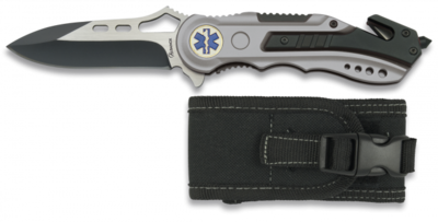 Navaja albainox seguridad. Funda. H  8.1