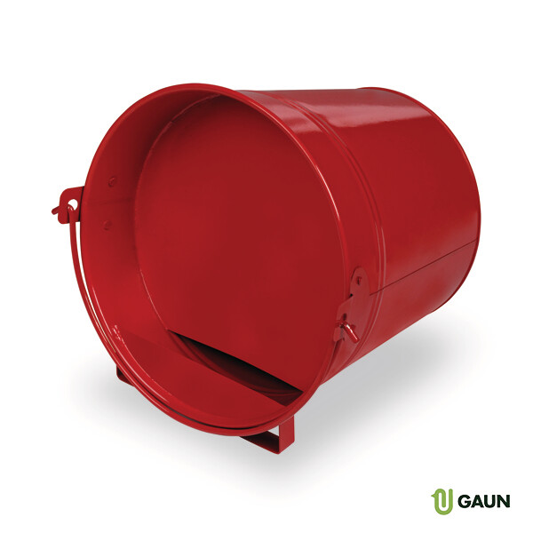 BEBEDERO CUBO METALICO PINTADO - 4 LTS.
