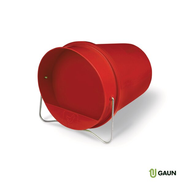 BEBEDERO CUBO PLASTICO 6 LTS. (ROJO)