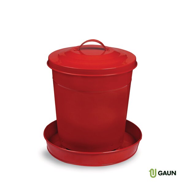 COMEDERO METALICO REDONDO - 6 KGS.