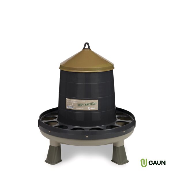 TOLVA AVES PLASTICO RECICLADO 12 KGS. CON PATAS