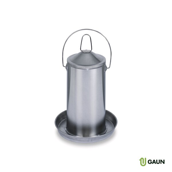 BEBEDERO INOX. AVES - 4 LTS.
