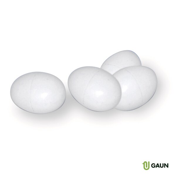 HUEVOS DE PLASTICO PALOMAS 10 unidades