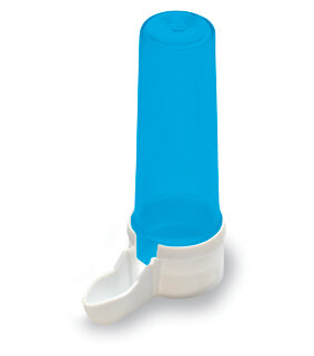 BEBEDERO PAJAROS PICO PATO 100 ML. (AZUL) 10 unidades