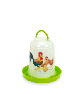 BEBEDERO AVES ECO 5 L. (PISTACHO) - HAPPY RANGE