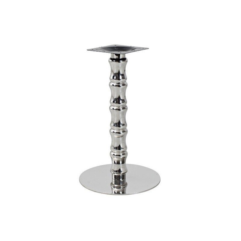 Mesa KARNAK, acero inox., tapa de 70x70 cms. Color a elegir, Tableros de 70x70 cms: SMARTLINE - DESIGNLINE 9032