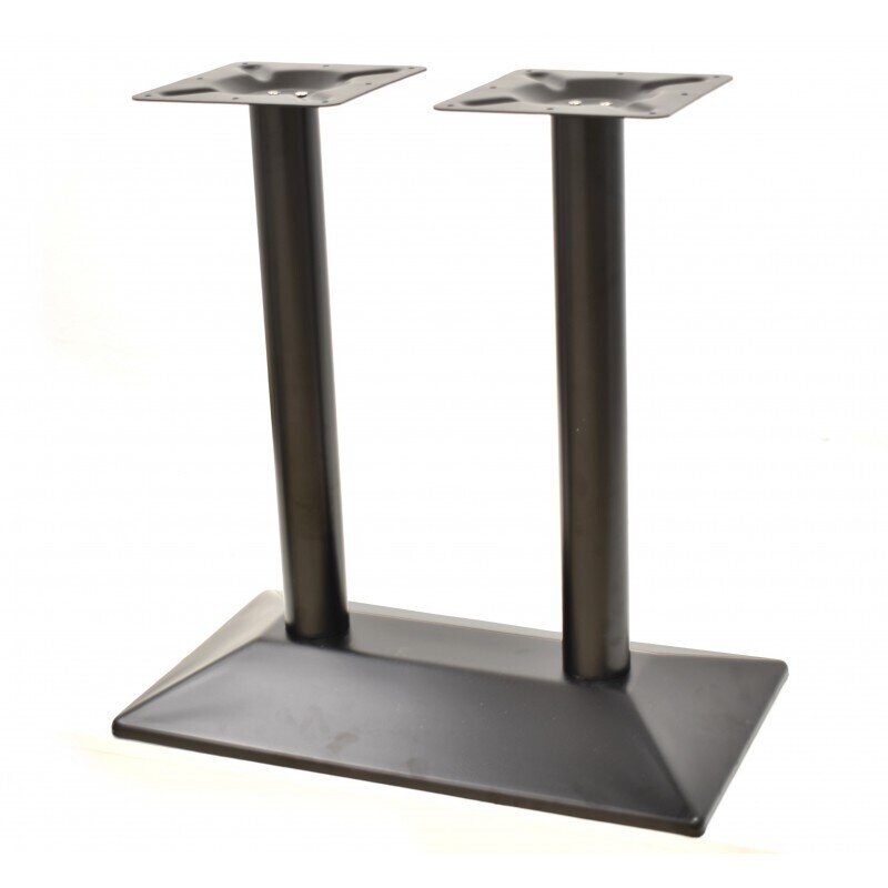 Mesa SOHO, negra, base rectangular y tapa de 120x80 cms. Color a elegir, Tableros 120x80 cms: WERZALIT SM - NEGRO 55