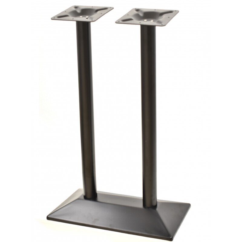 Mesa SOHO, alta, negra, base rectangular y tapa de 120x80 cms. Color a elegir, Tableros 120x80 cms: WERZALIT SM - NEGRO 55