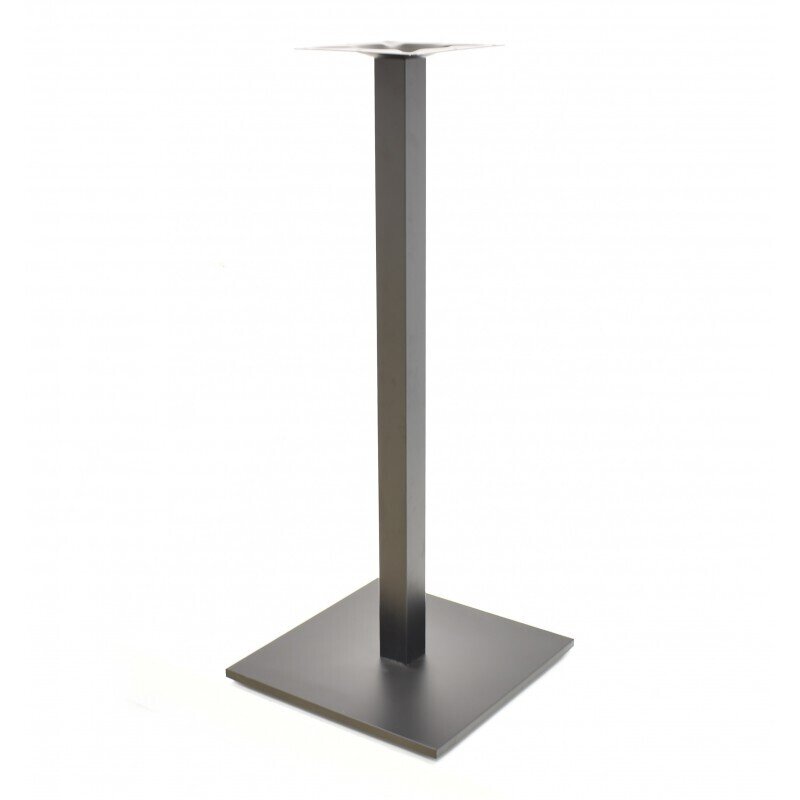 Mesa BEVERLY, alta, negra, base de 110 cms y tapa de 70 cms. Color a elegir, Tableros de 70 cms: WERZALIT ALEMANIA - PIAZZA 102