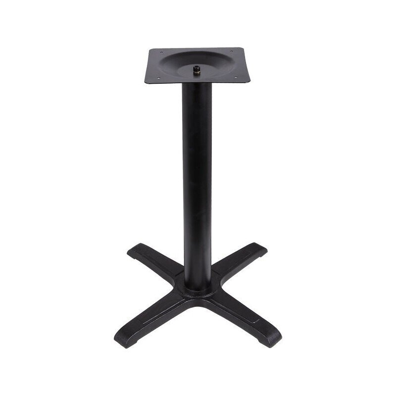Mesa CARIBE, negra, base de 72 cms y tapa de 60 cms. Color a elegir, Tableros de 60 cms: TABLERO DE MESA TOPALIT - ZEBRANO LIGHT