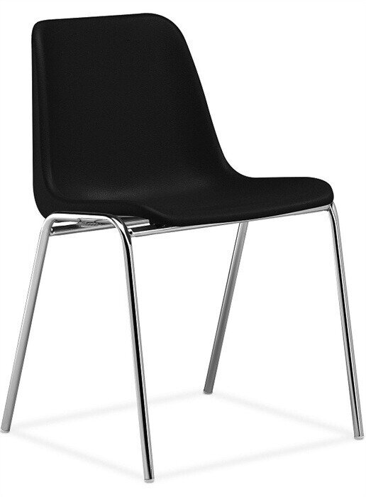 Silla CARCASA, polipropileno negro