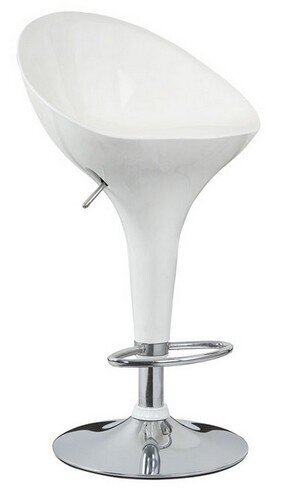 Taburete DANDY ( L ), cromado, abs blanco