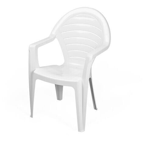 Sill�n FARO, monoblock, apilable, blanco