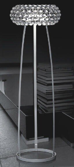 L�mpara ITALICA, pie sal�n, dise�o, acrilica