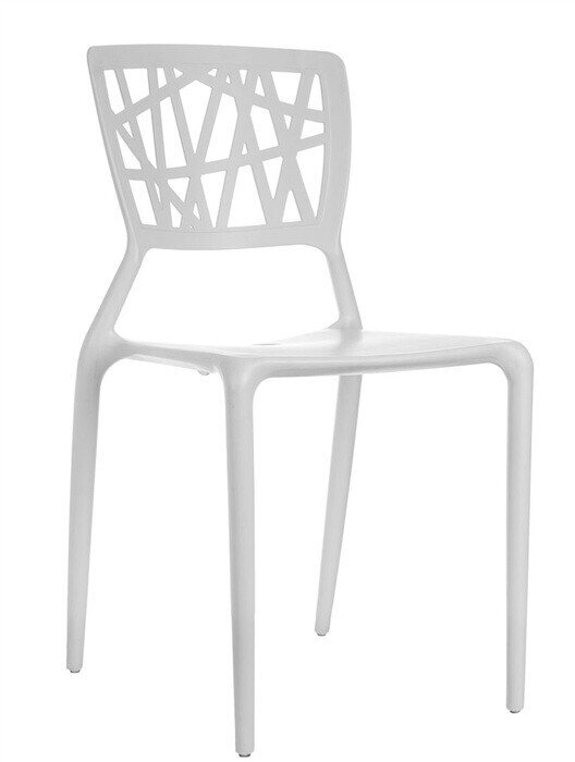 Silla BYRON, polipropileno blanco*