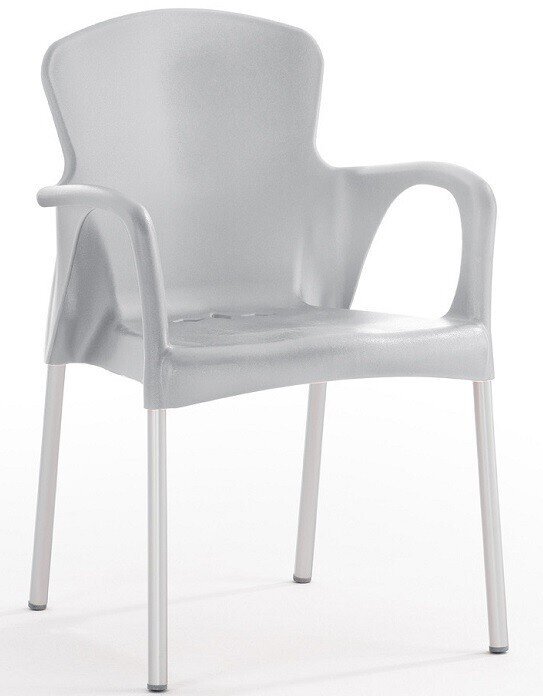 Sill�n SENA, apilable, polipropileno gris*