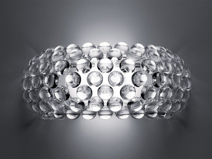 L�mpara ITALICA, aplique, dise�o, acr�lico transparente