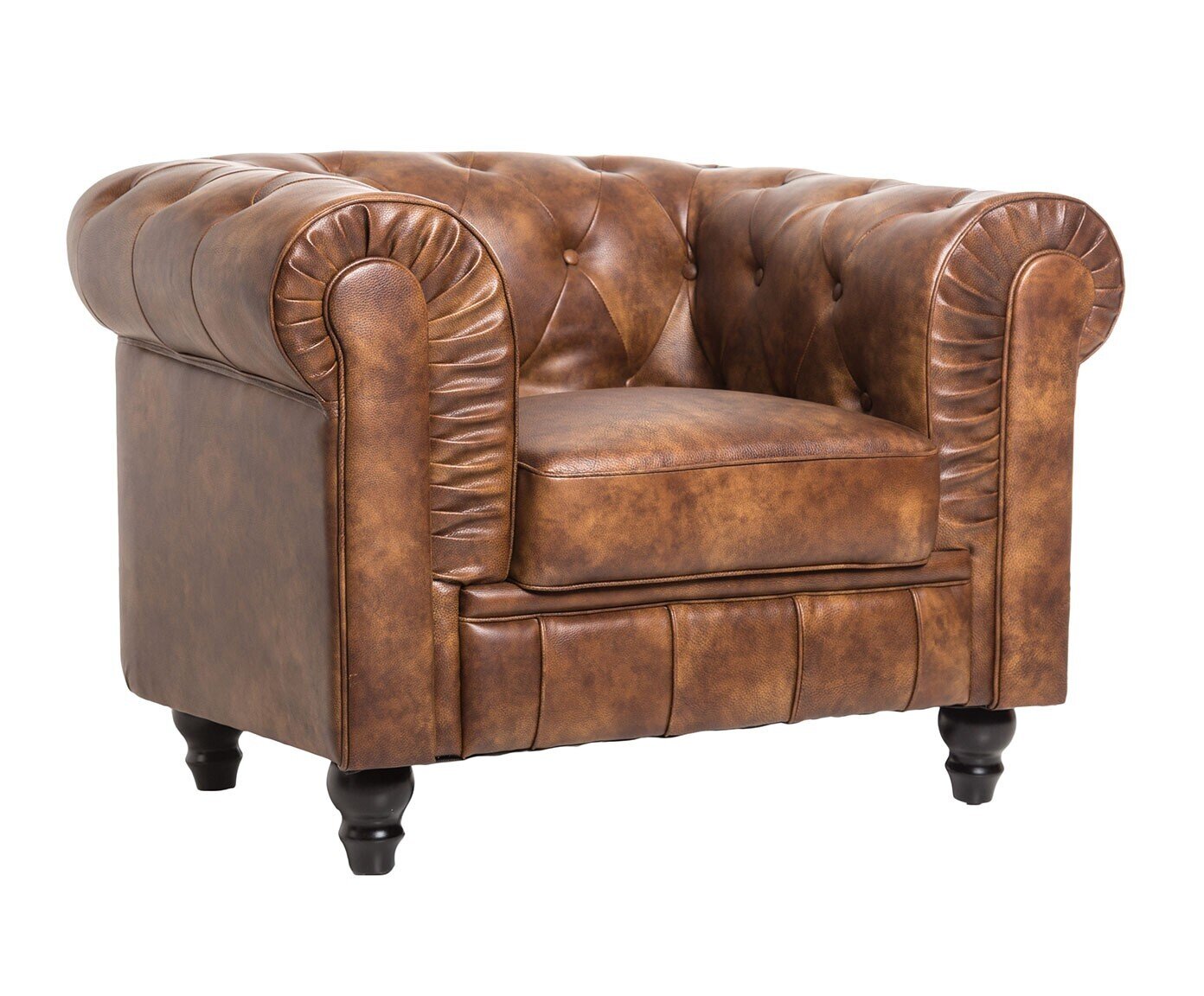 Sill�n CHESTER, similpiel cuero viejo