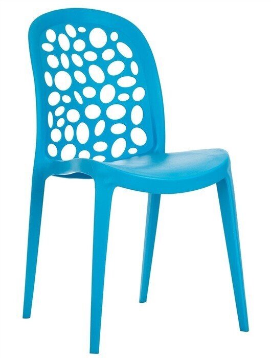 Silla ARASHI, polipropileno azul celeste*
