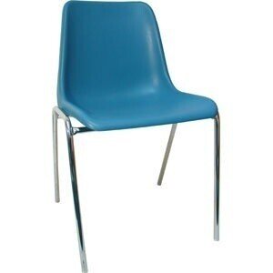 Silla CARCASA, polipropileno azul