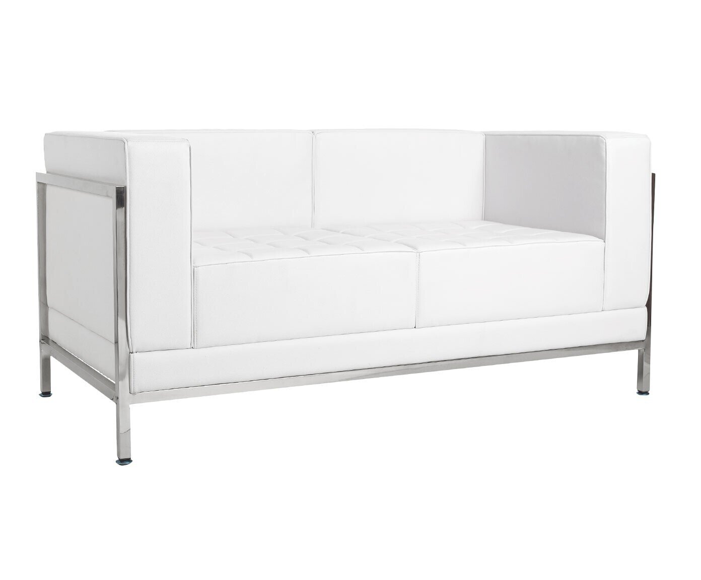 Sof� CIBELES, 2 plazas, similpiel blanca