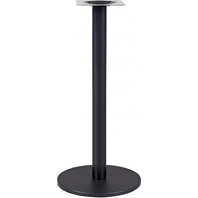 Mesa BOHEME, alta, negra, base de 110 cms y tapa de 70 x 70 cms. Color a elegir, Tableros de 70x70 cms: WERZALIT ALEMANIA - ROBLE ANTIGUO 306