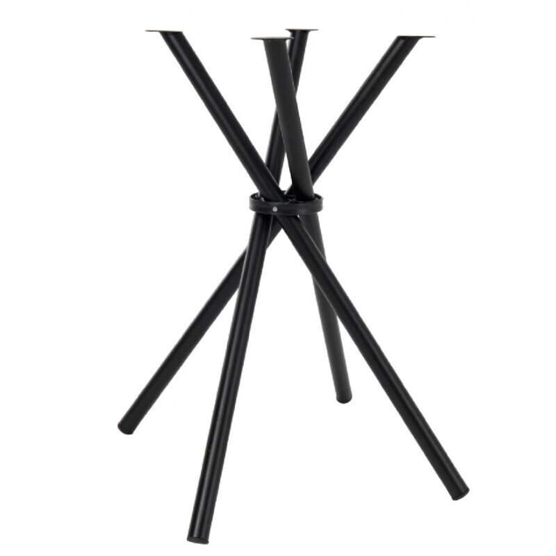 Mesa CLEO, negra, base de 75 cms y tapa de 60x60 cms. Color a elegir, Tableros de 60x60 cms: WERZALIT ALEMANIA - PIAZZA 102