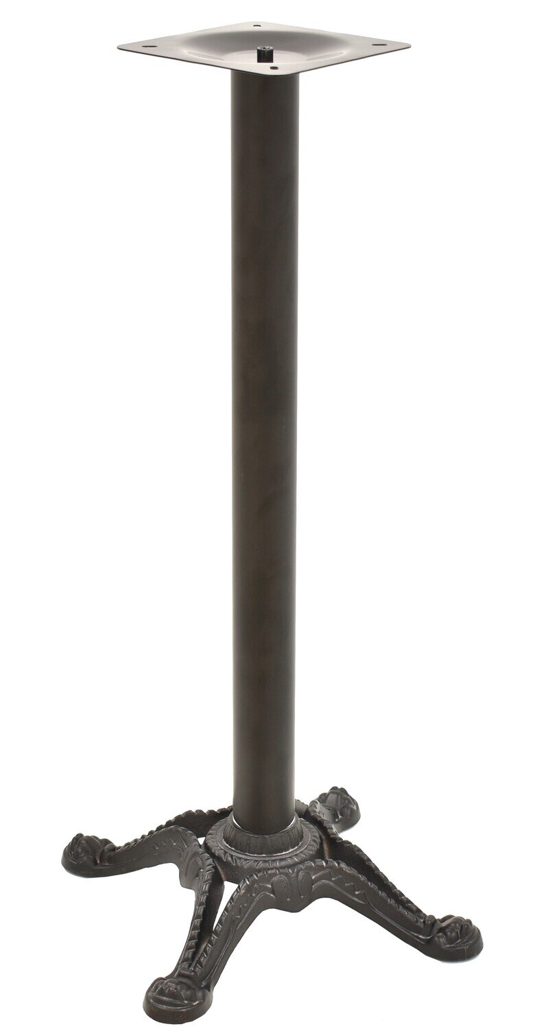 Base de mesa R�DANO, alta, negra, base de 58 x 58 cms, altura 110 cms