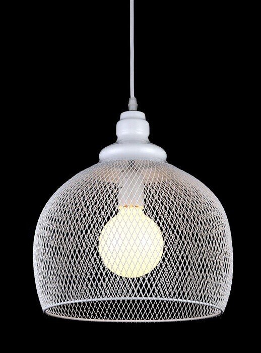 L�mpara GRETA, colgante, metal, pantalla blanca L�mpara GRETA, colgante, metal, pantalla blanca