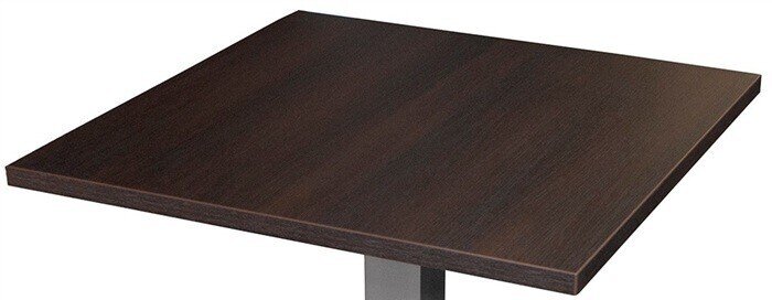 Tablero de mesa WOOD-80C, chapado haya, barnizado VENGU�, 80 x 80 cms*