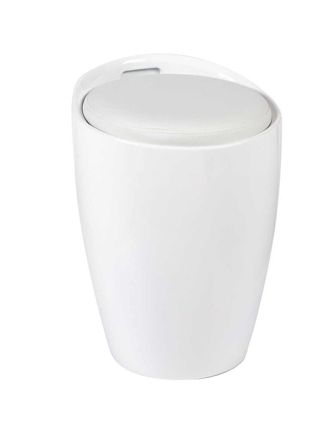 Puff DUCK NEW ( L ), abs blanco, similpiel blanca