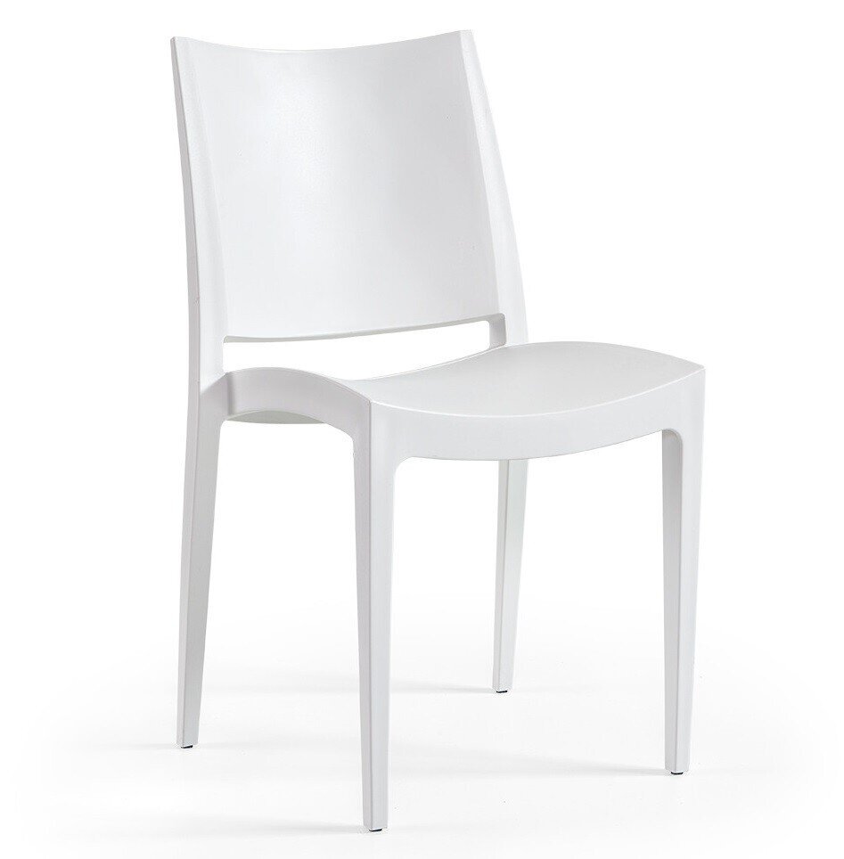 Silla BEYBE, apilable, polipropileno blanco* Silla BEYBE, apilable, polipropileno blanco*