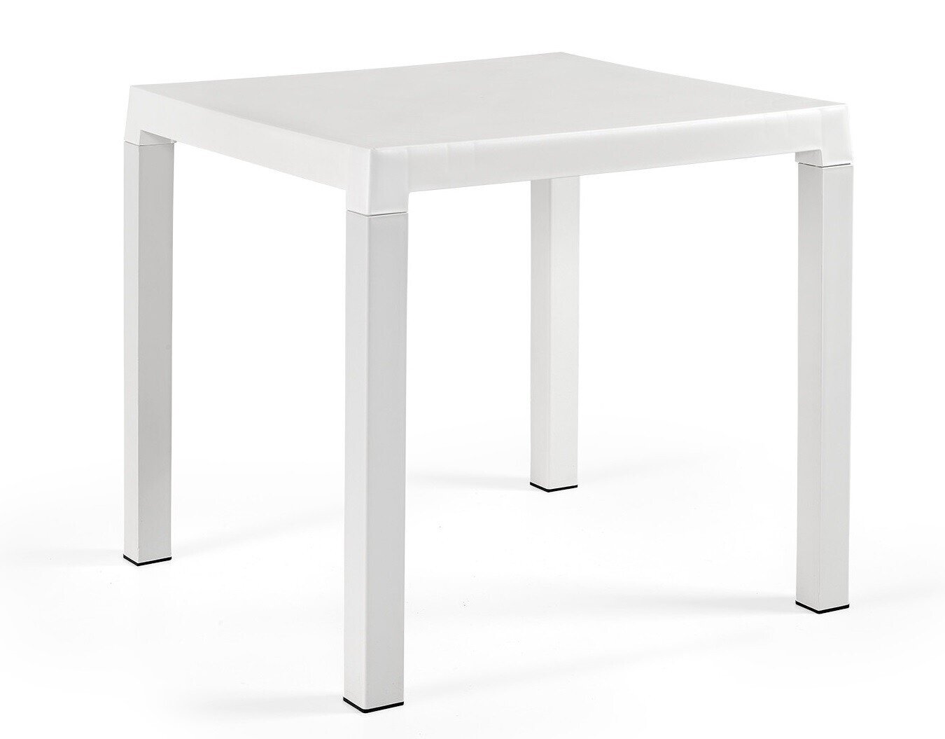 Mesa DITA, polipropileno blanco, 80 x 80 cms