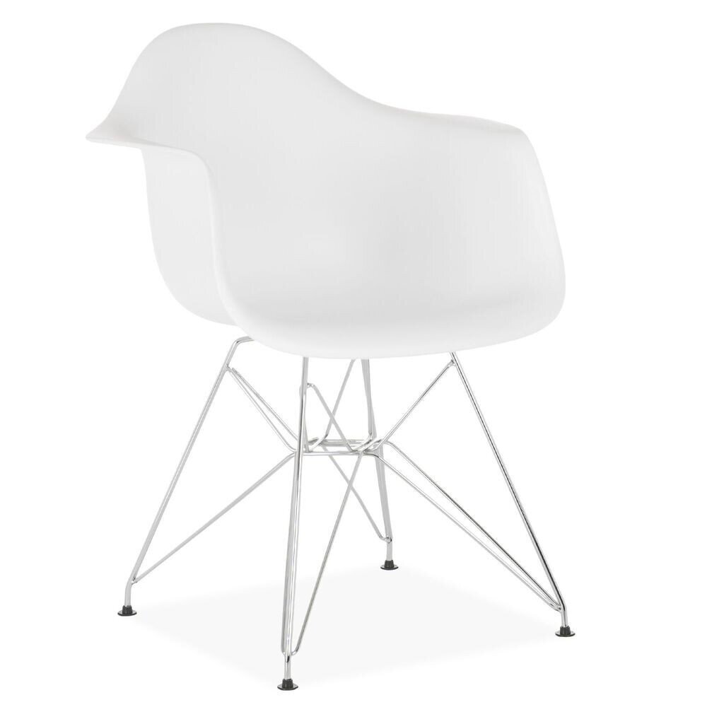 Sill�n TOWER, cromado, polipropileno blanco Sill�n TOWER, cromado, polipropileno blanco