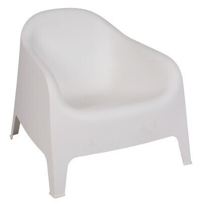 Sill�n SUNNY BIG, apilable,  polipropileno blanco