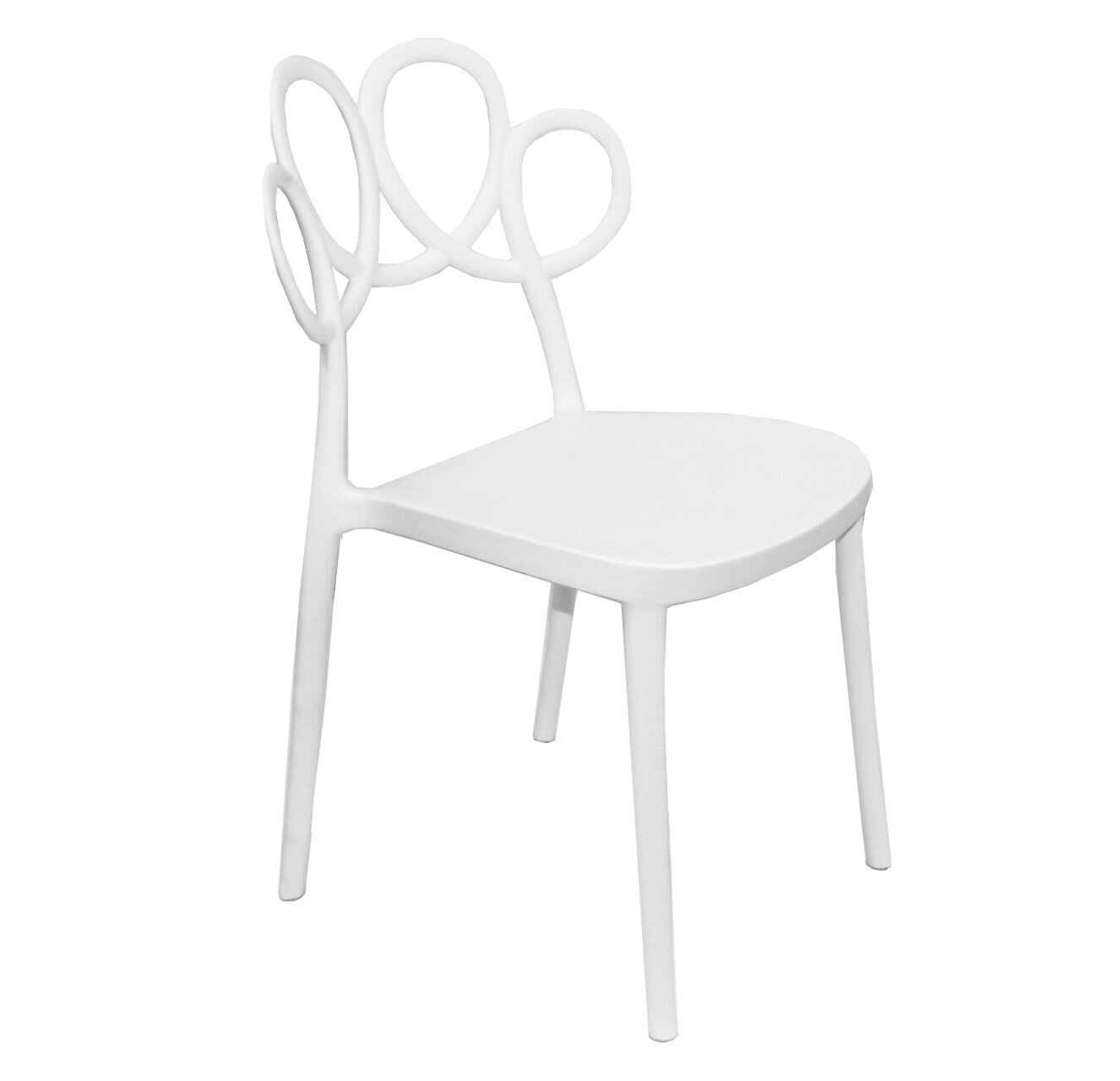 Silla RAISSA, dise�o, polipropileno blanco