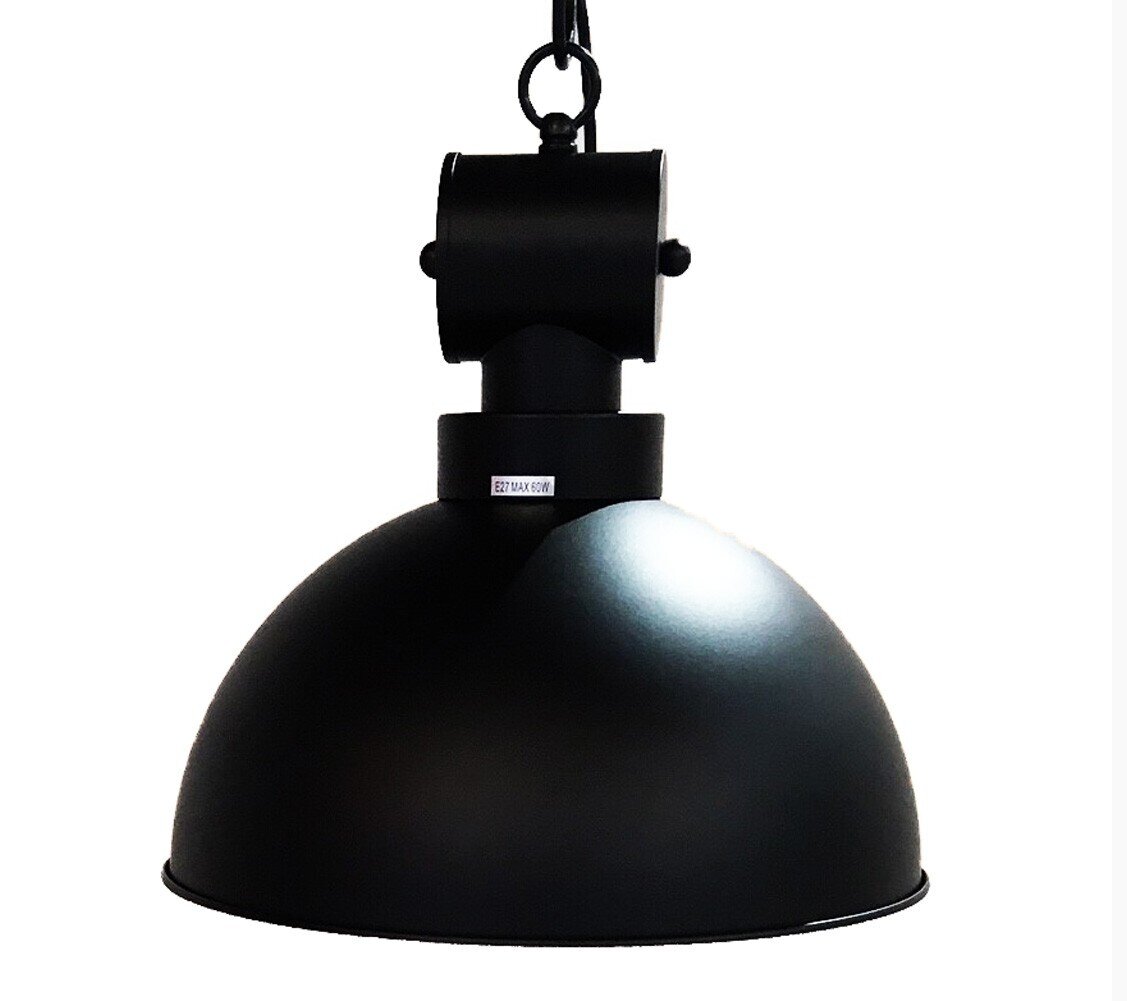 L�mpara DESV�N, colgante, metal, pantalla negra mate