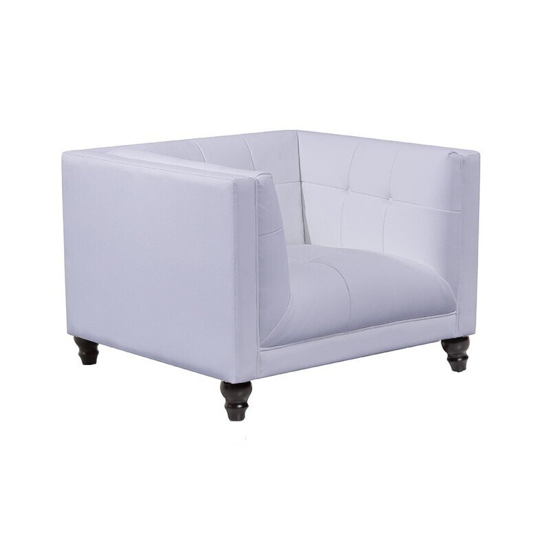 Sill�n LEWIS, similpiel blanca