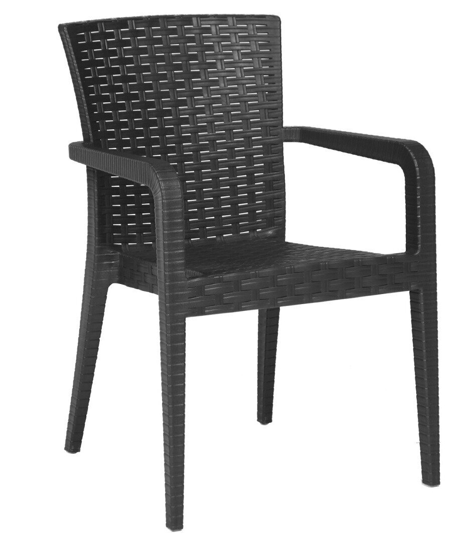 Sill�n JAZMIN, apilable, polipropileno antracita