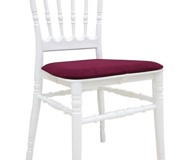 coj�n de asiento para Sillas WEDDING y CHIAVARI NEW, color burdeos
