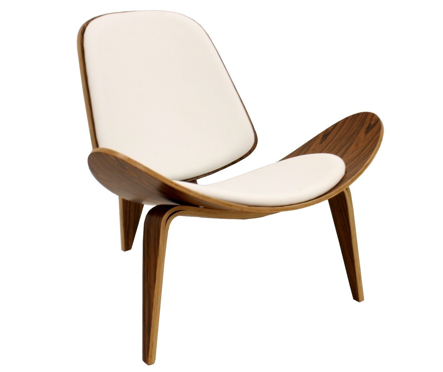 Sill�n NORDIC (T), palo rosa, similpiel blanca