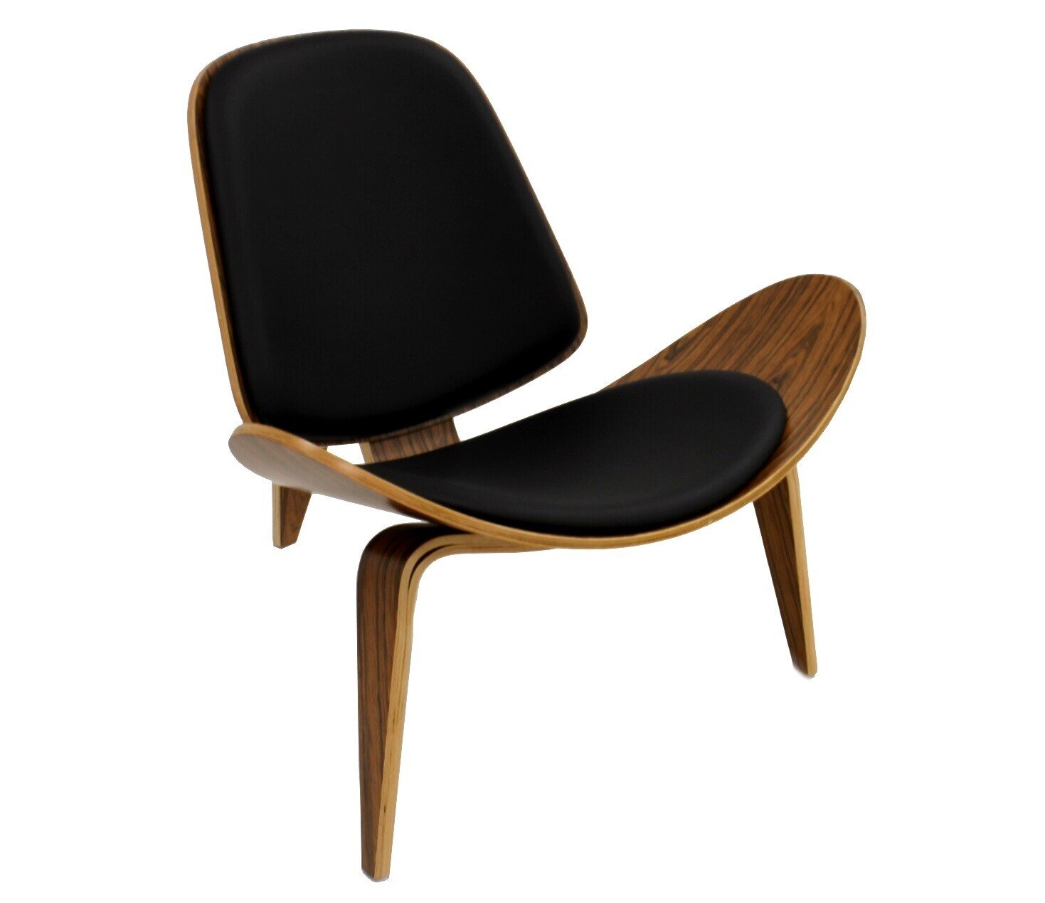 Sill�n NORDIC (T), palo rosa, similpiel negra