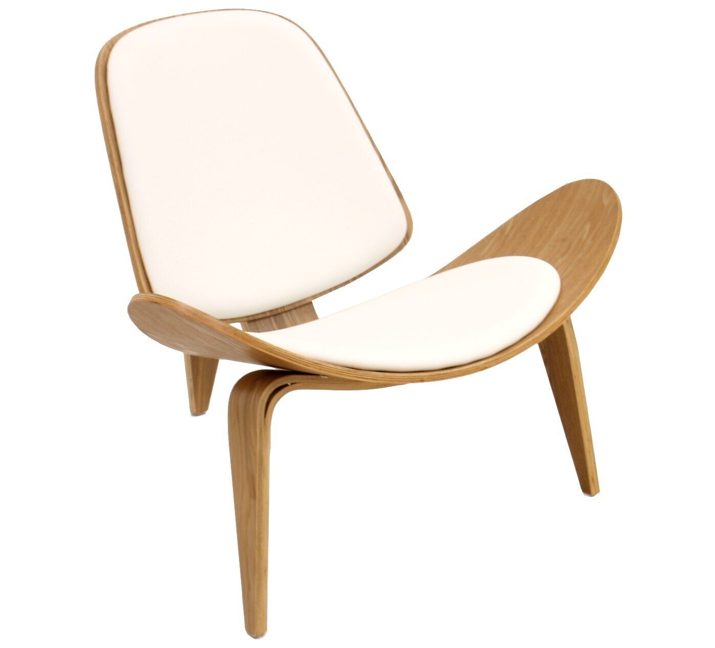 Sill�n NORDIC (T), fresno, similpiel blanca