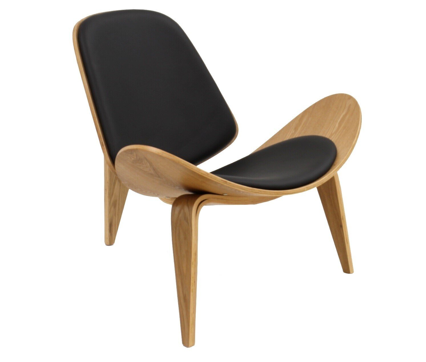 Sill�n NORDIC (T), fresno, similpiel negra