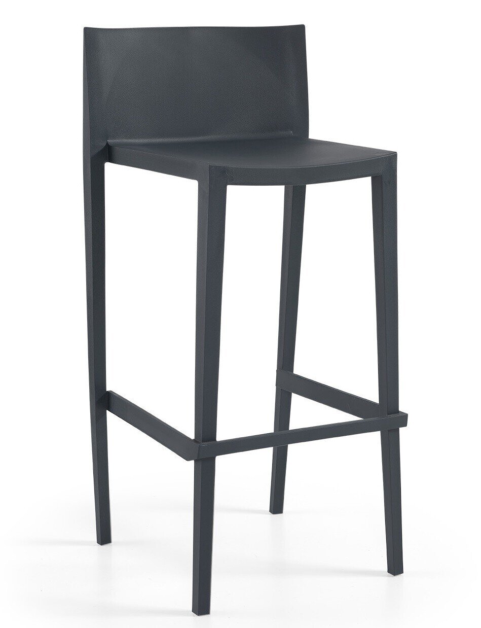 Taburete SUNNY 99, apilable, polipropileno antracita