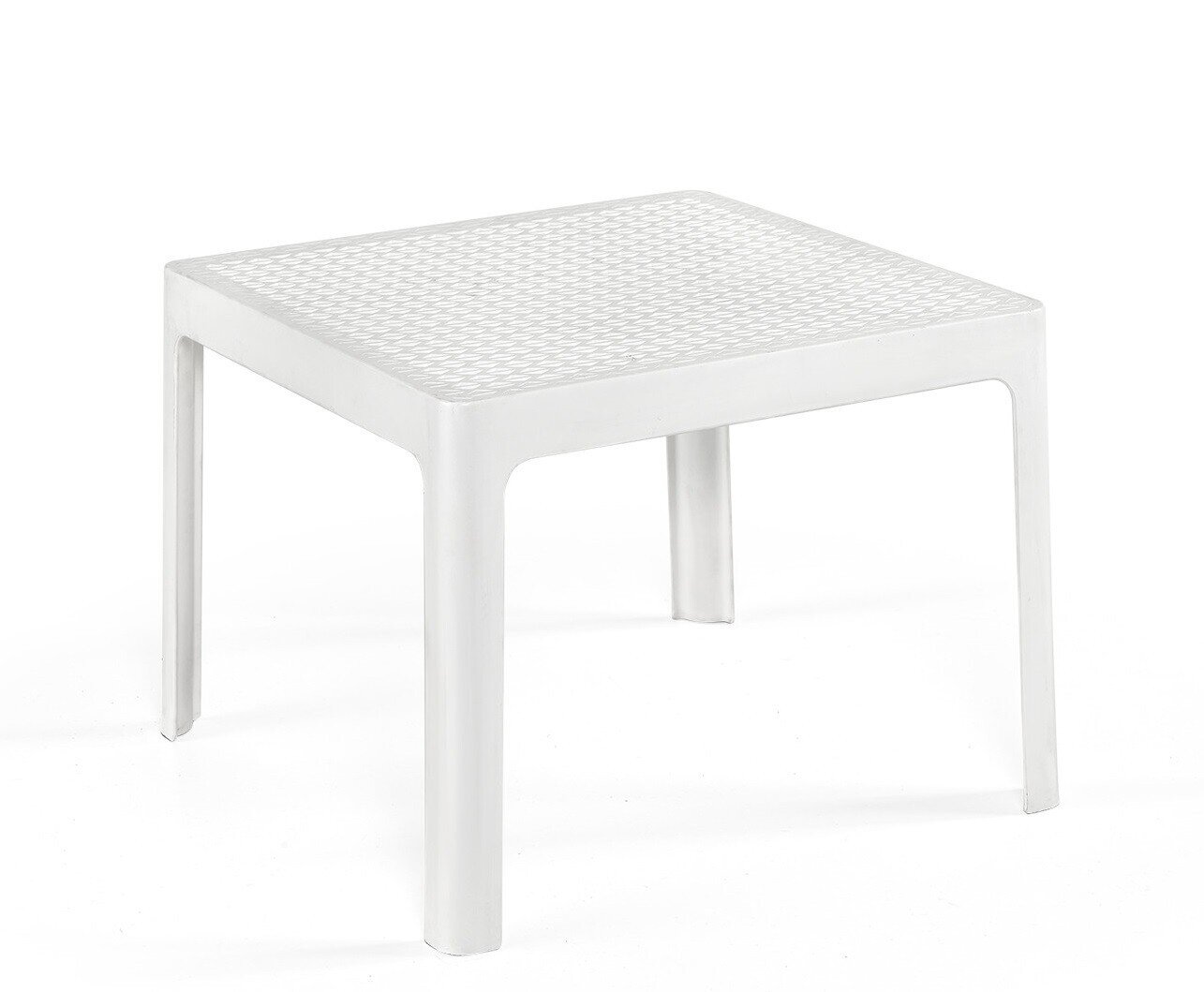 Mesa BILL, baja, polipropileno blanco, 50 x 50 cms Mesa BILL, baja, polipropileno blanco, 50 x 50 cms