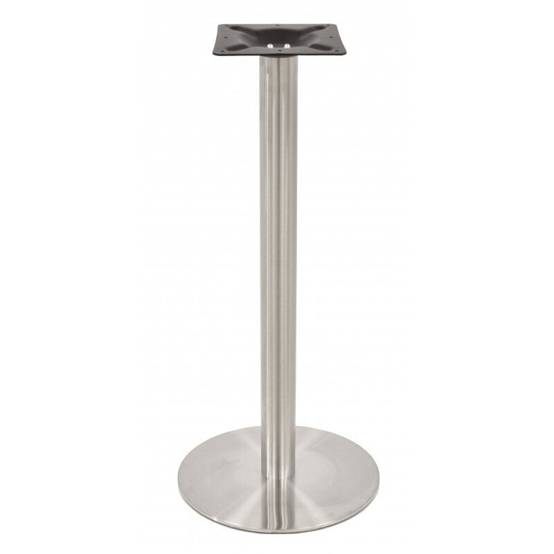 Base de Mesa MALIBU, alta, acero inoxidable, base 45 cms de di�metro, altura 110 cms