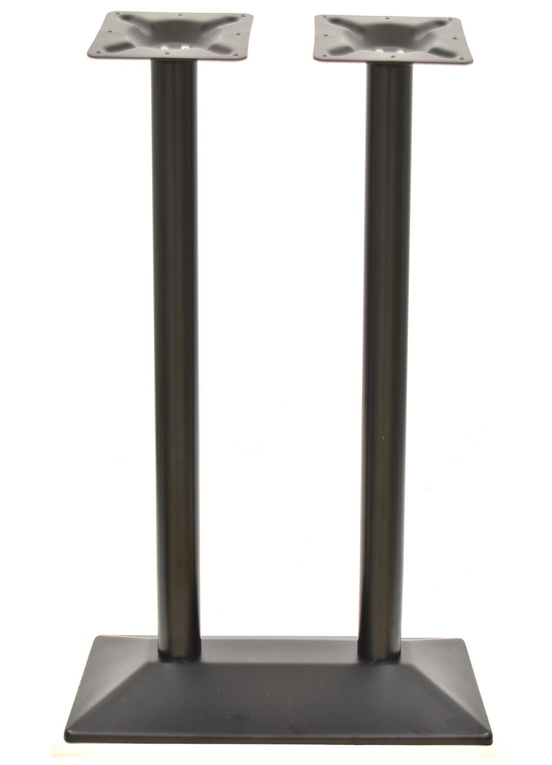 Base de mesa SOHO, alta, rectangular, negra, base de 70 x 40 cms, altura 110 cms