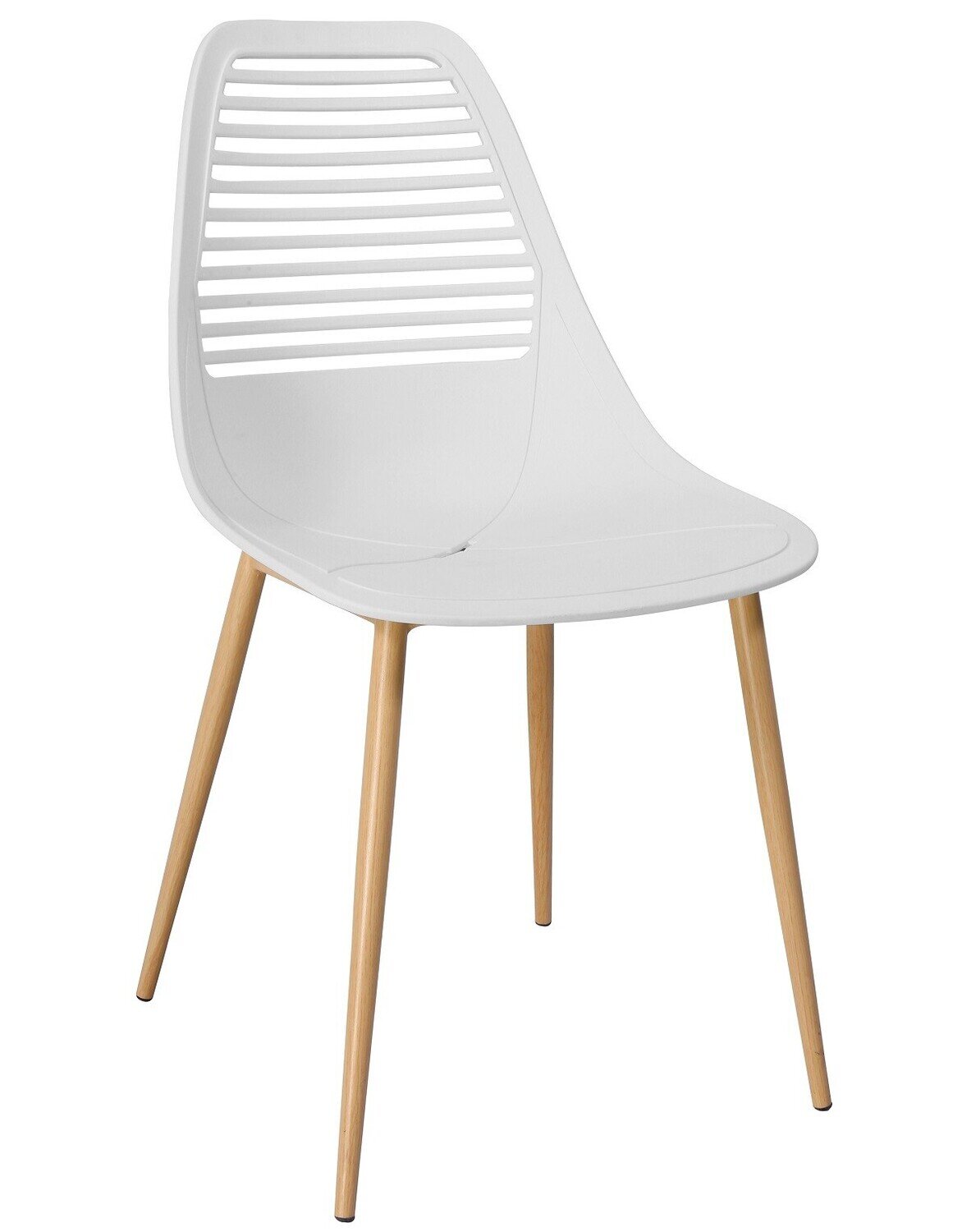 Silla UNCIBAY, metal, polipropileno blanco Silla UNCIBAY, metal, polipropileno blanco